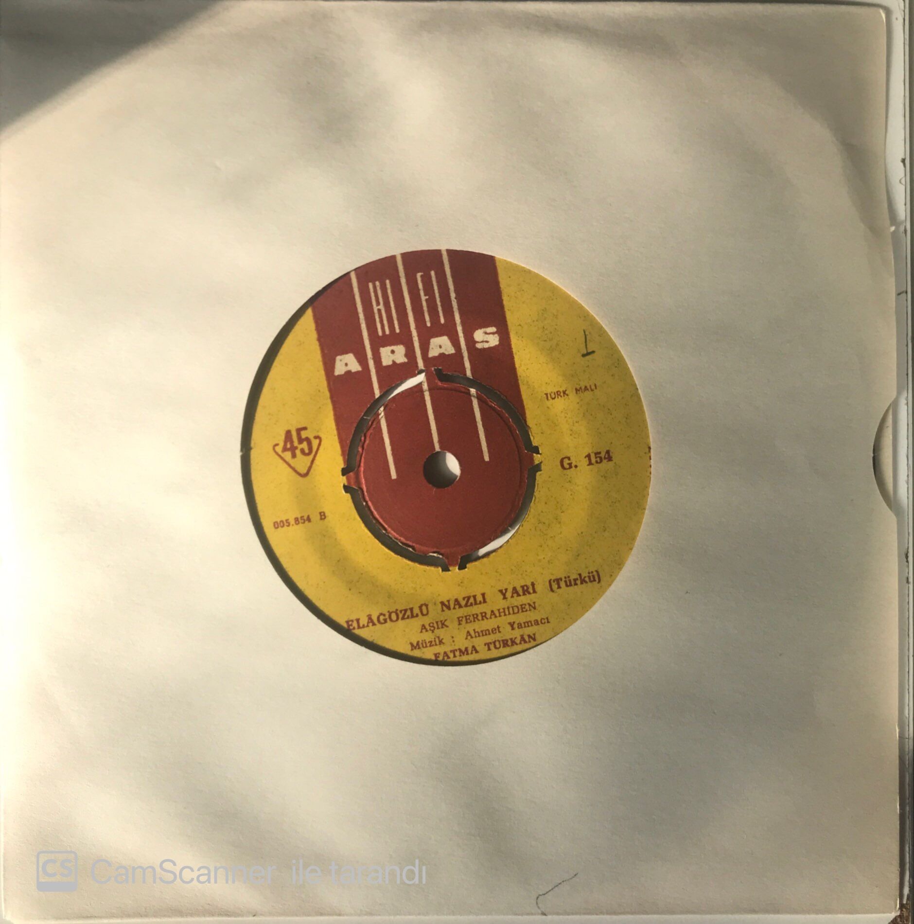 Fatma Türkan Elagözlü Nazlı Yari 45lik