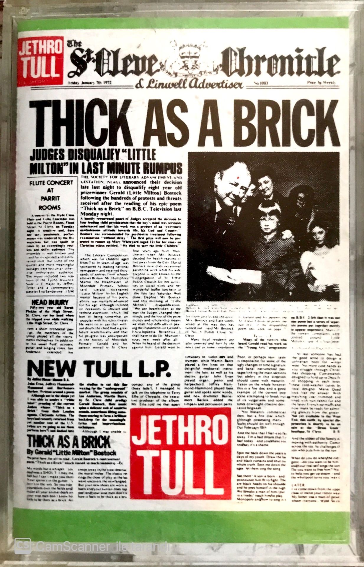Jethro Tull / Thick As A Brick KASET