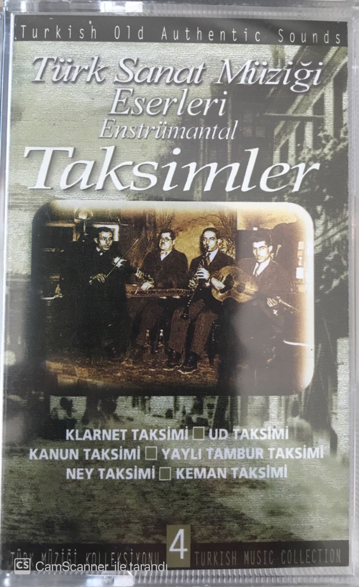 Taksimler 4 Enstrümental KASET