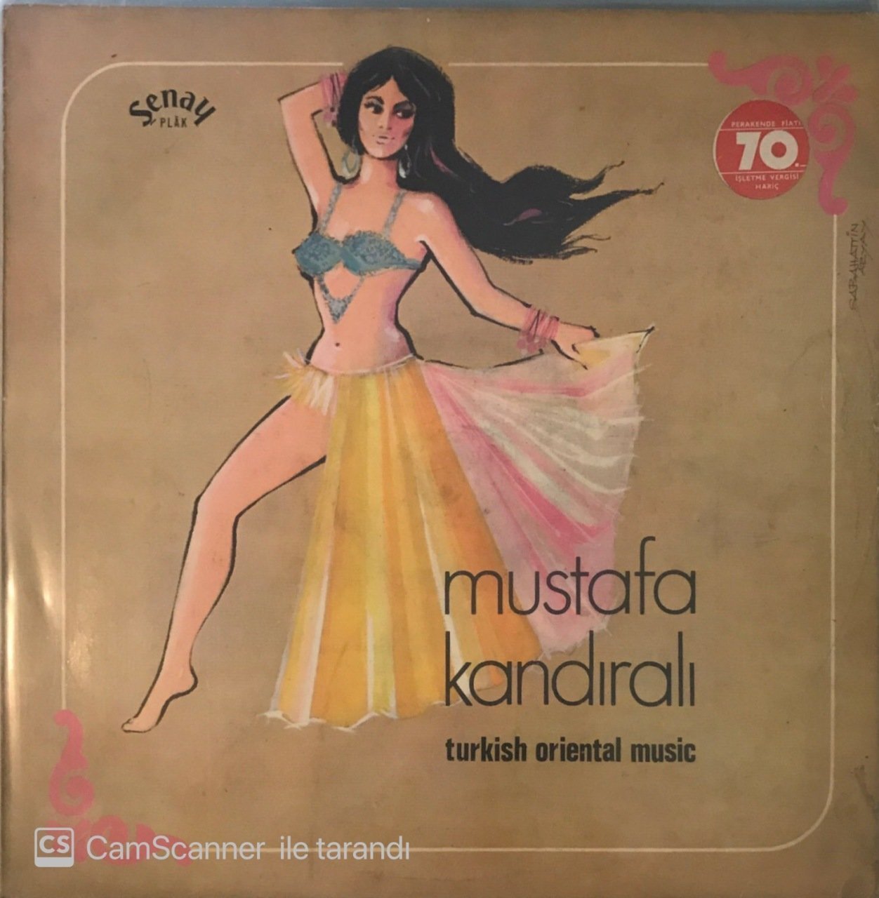 Mustafa Kandıralı Turkish Oriental Music LP
