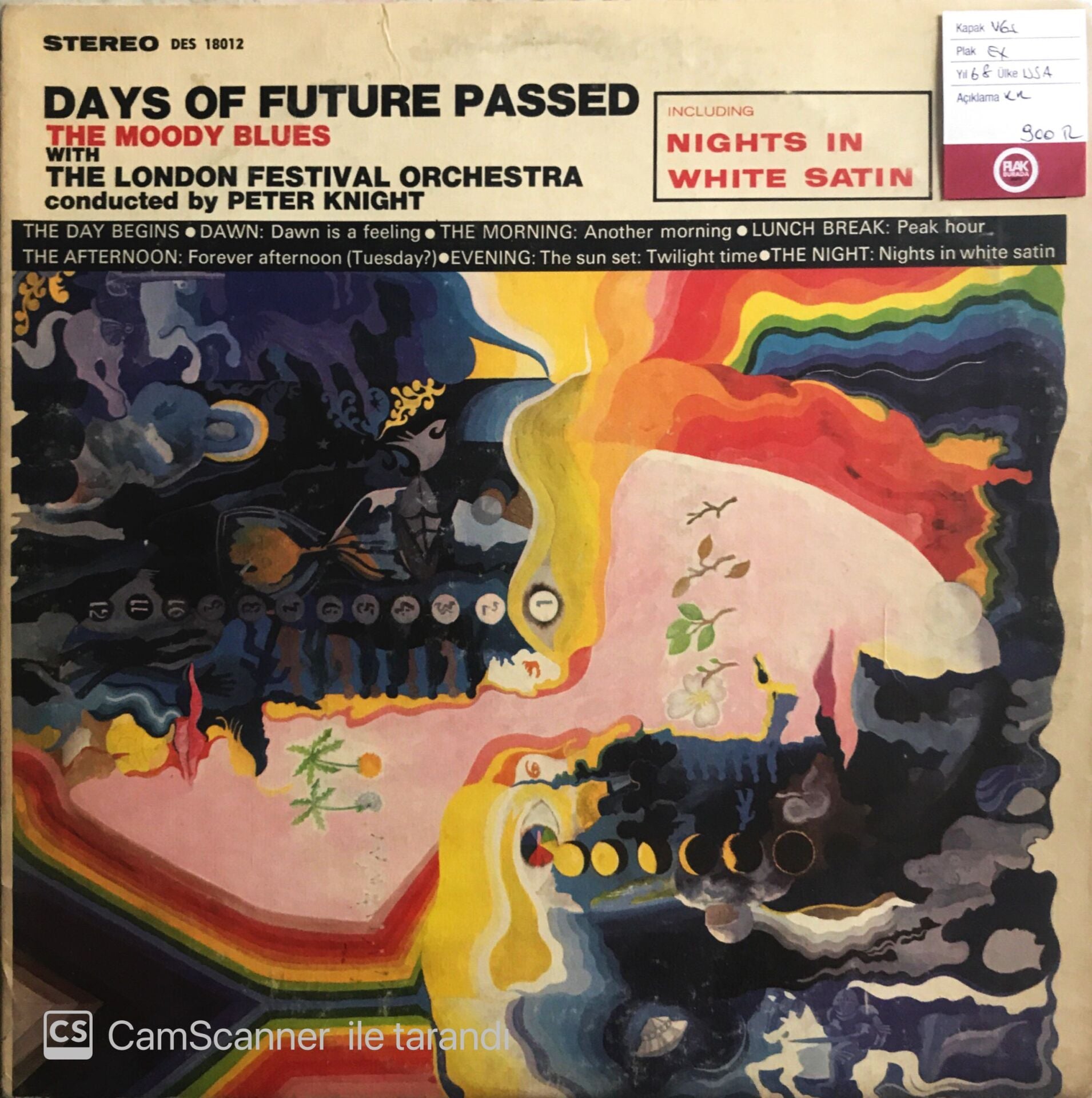 The Moody Blues with The London Festival Orchestra - Days Of Future Passed - LP