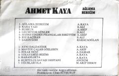 Ahmet Kaya - Ağlama Bebeğim - Kaset