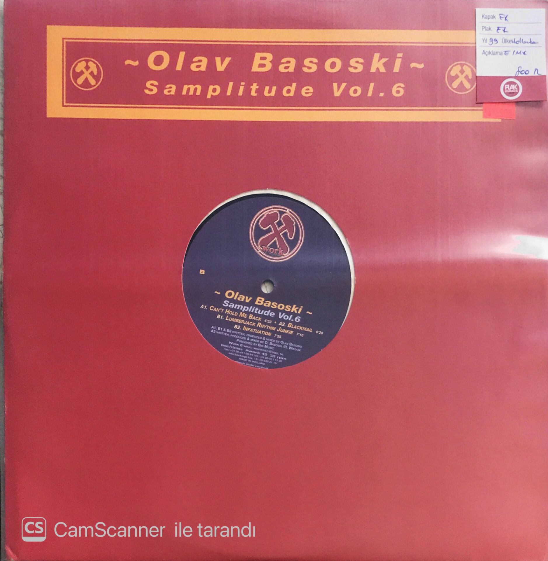 Olav Basoski - Samplitude Vol. 6 (Maxi Single) - LP