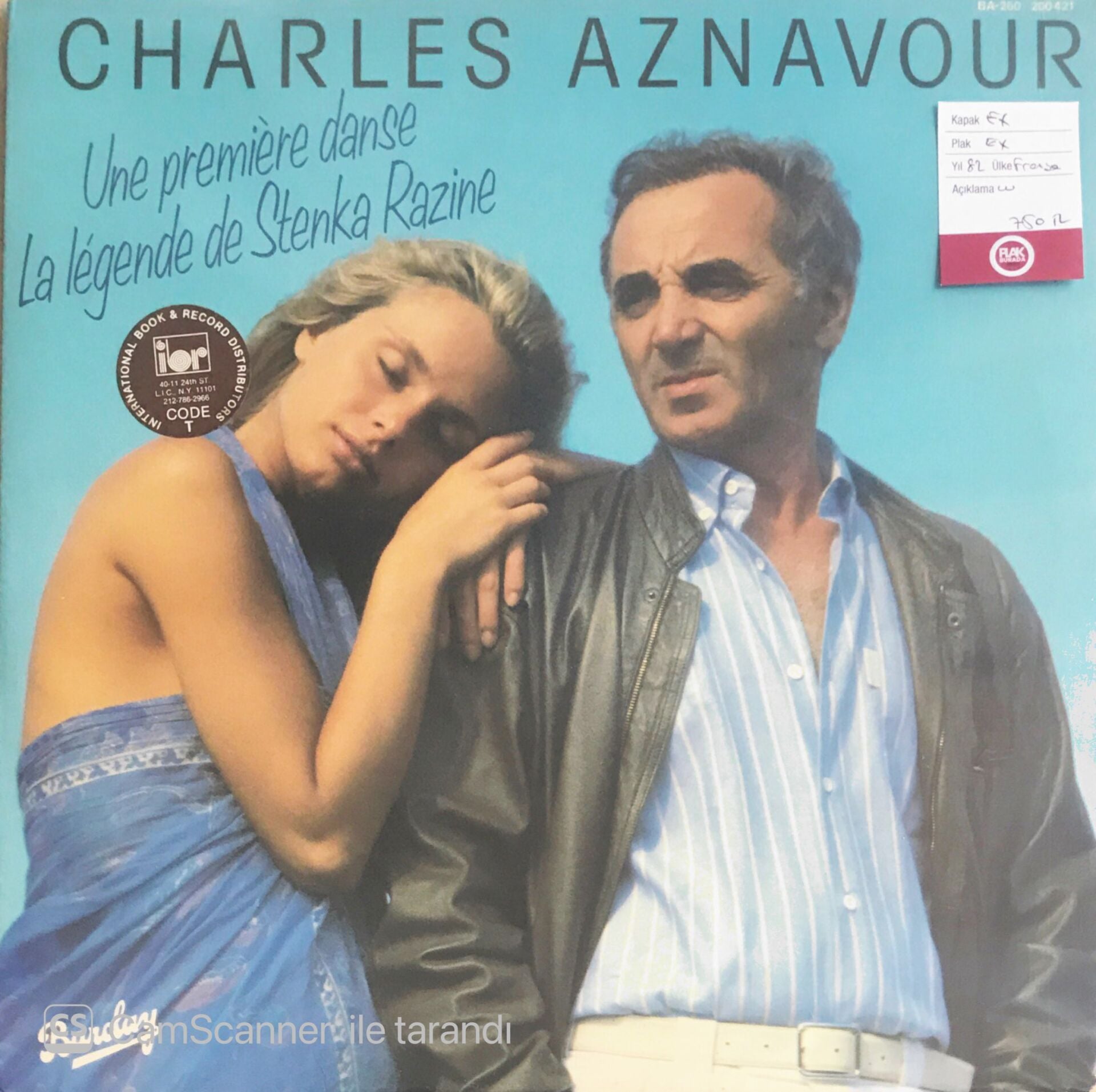 Charles Aznavour - Une Premiere Danse La Legende De Stenka Razine - LP