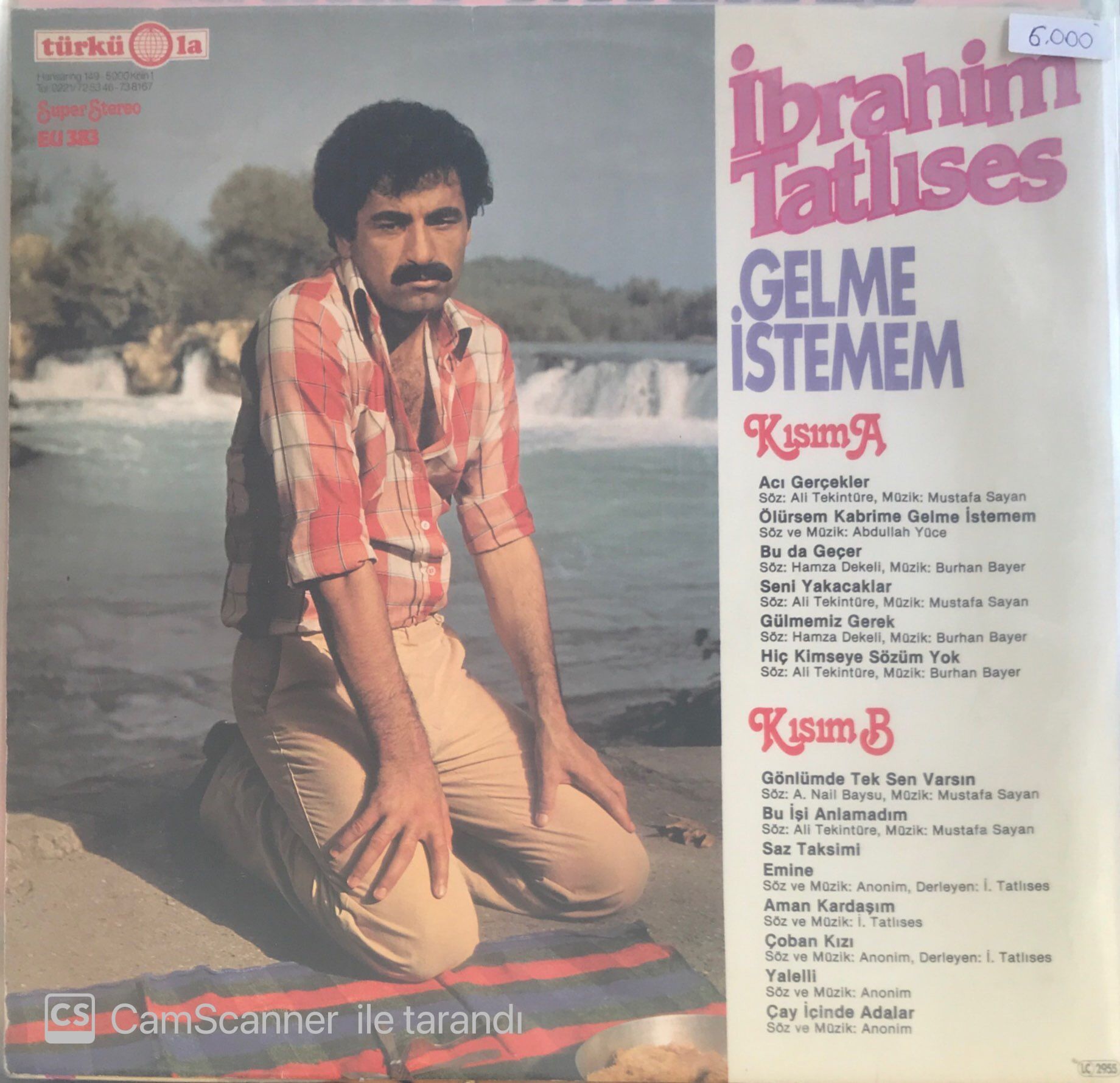 İbrahim Tatlıses / Gelme İstemem LP Plak Satın Al