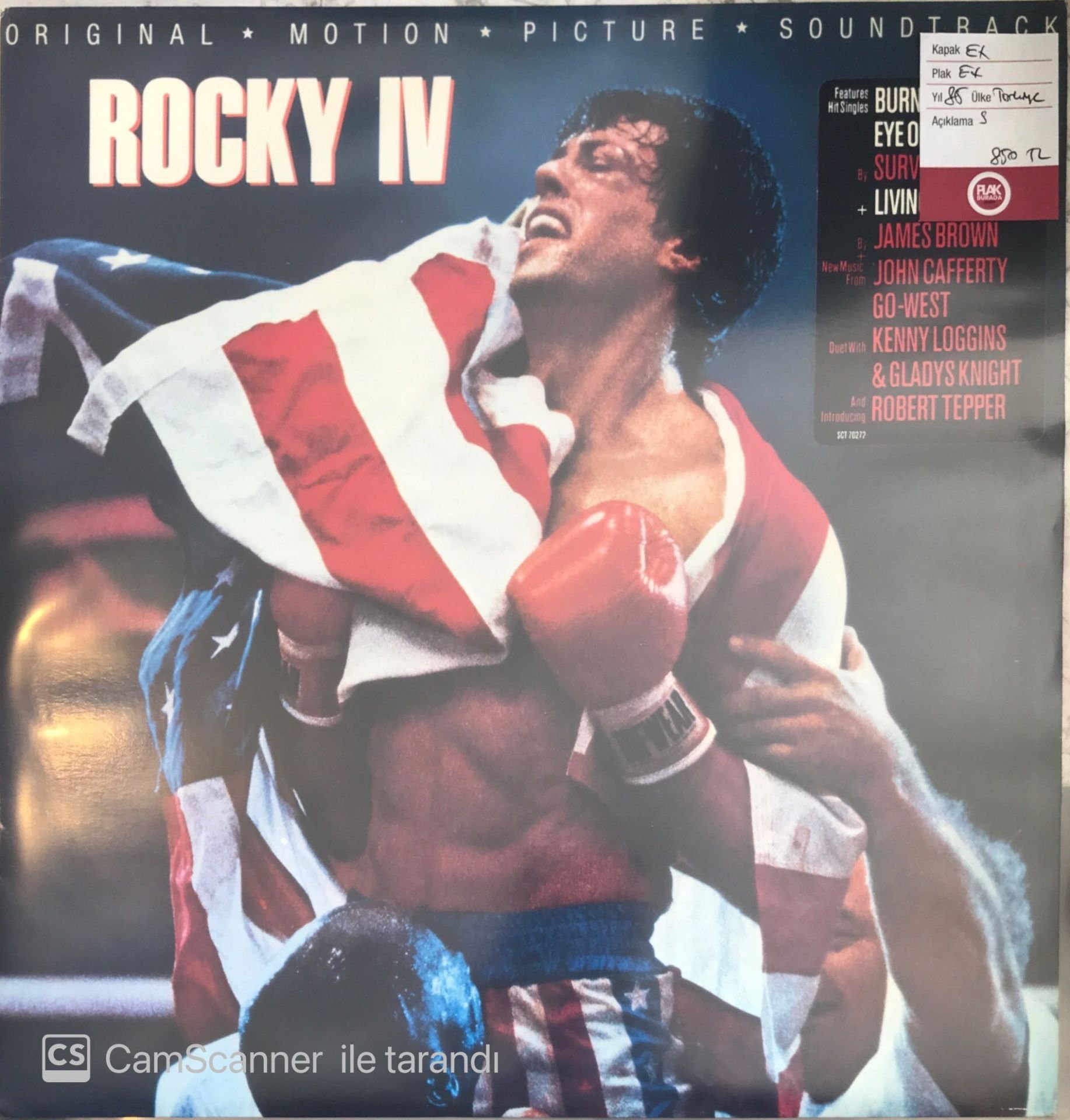 Original Motion Picture Soundtrack Rocky IV LP