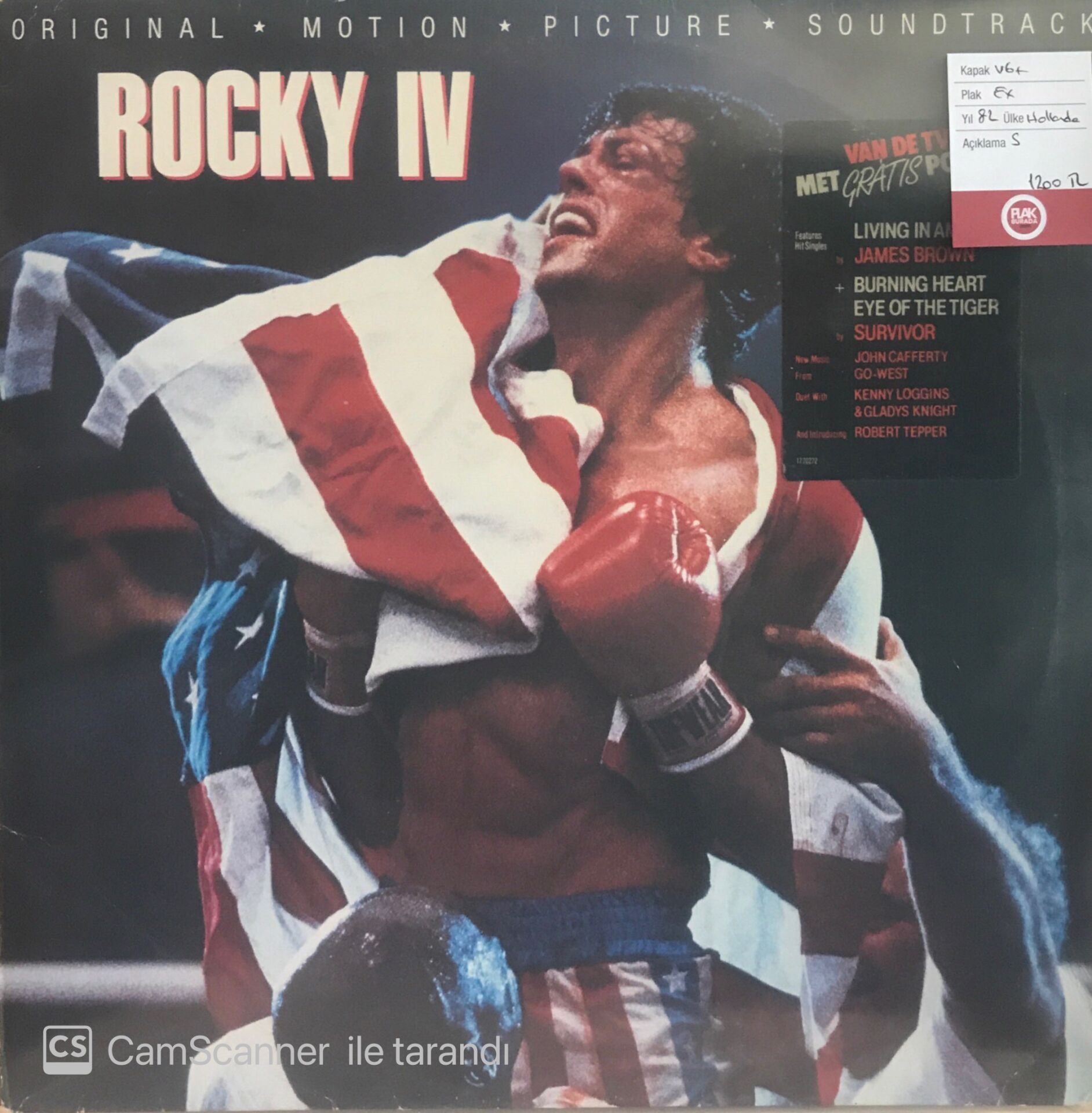 Original Motion Picture Soundtrack Rocky IV LP