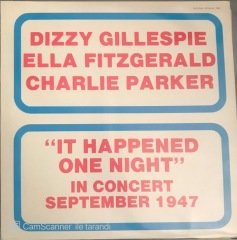 Dizzy Gillespie Ella Fitzgerald Charlie Parker It Happened One Night LP
