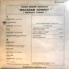 Bande Sonore Originale De ''Macadam Cowboy'' LP