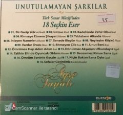 Ayşe Tunalı Unutulamayan Şarkılar CD