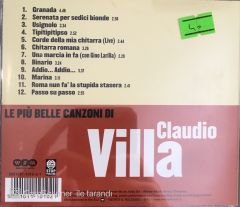Le Pıu Belle Canzoni Di - Claudio Villa CD