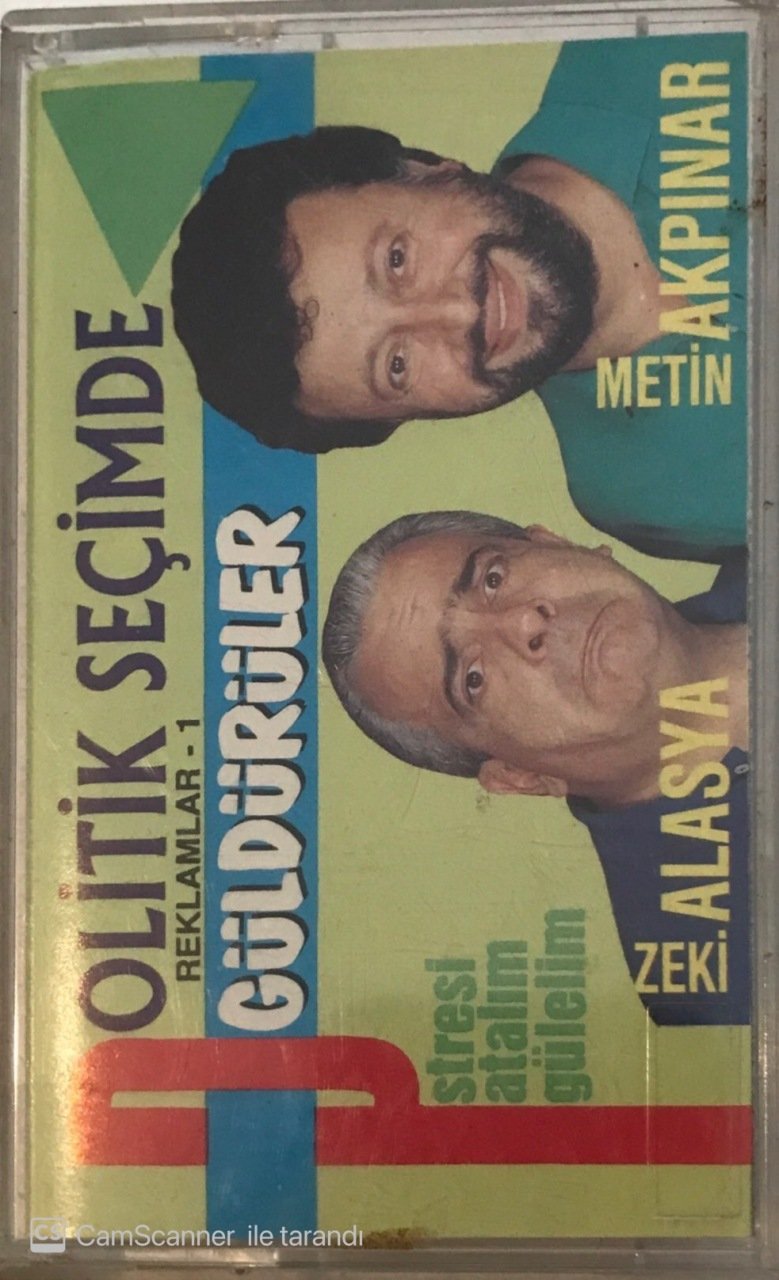 Zeki Alasya Metin Akpınar Politik Seçimde Güldürüler KASET
