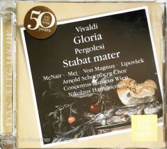 Vivaldi: Gloria RV 589 & Pergolesi:Stabat Mater Soli Concentus Musicus Wien Harnoncourt - CD