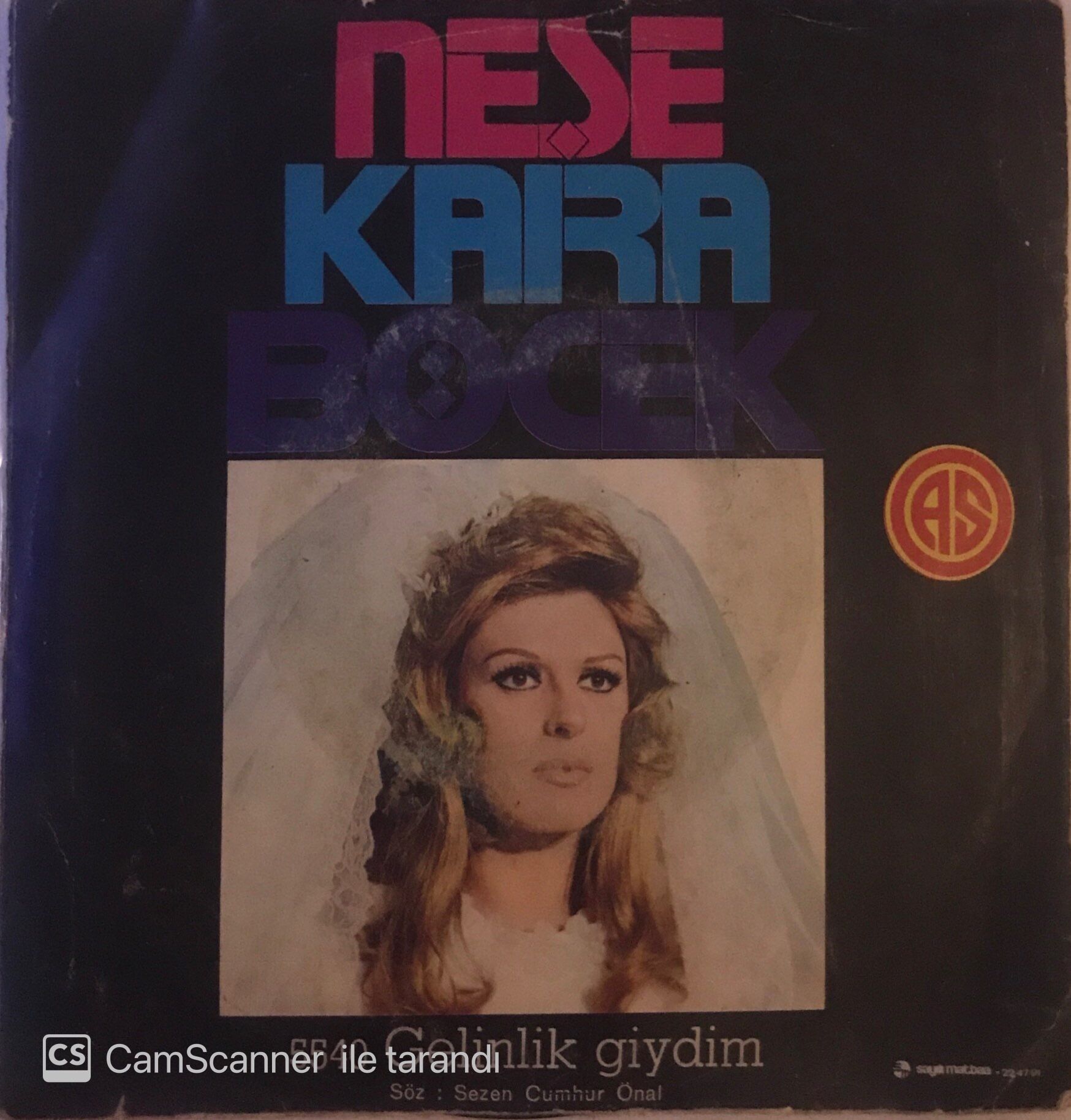 Neşe Karaböcek Gelinlik Giydim 45lik