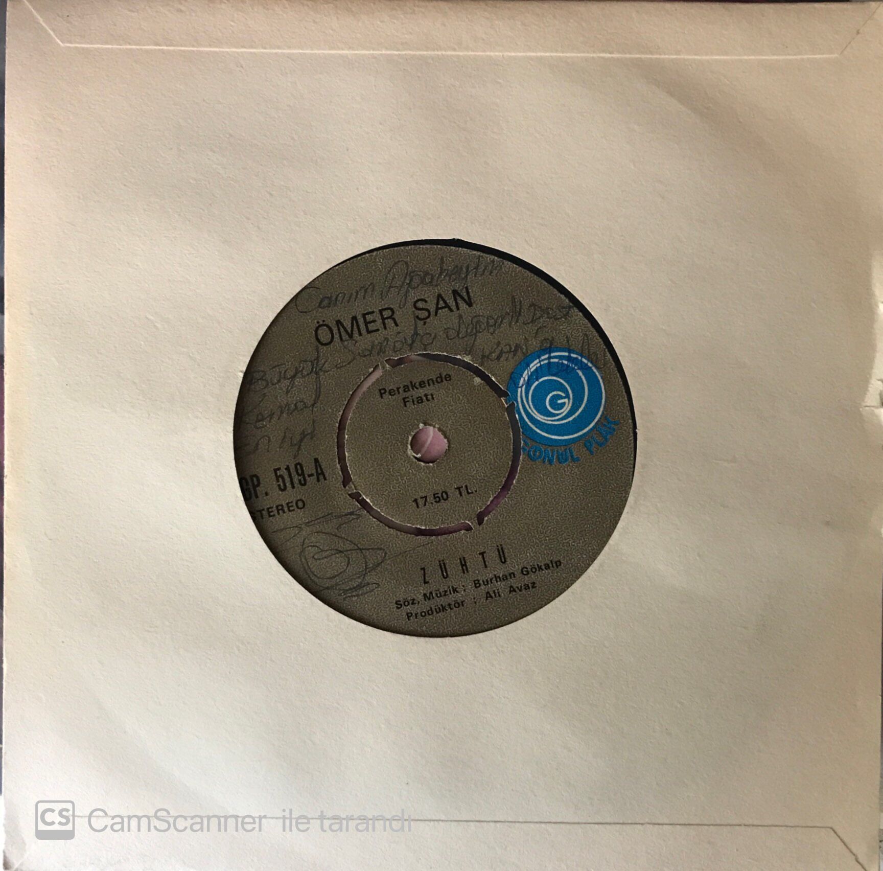 Ömer Şan - Zühtü 45lik