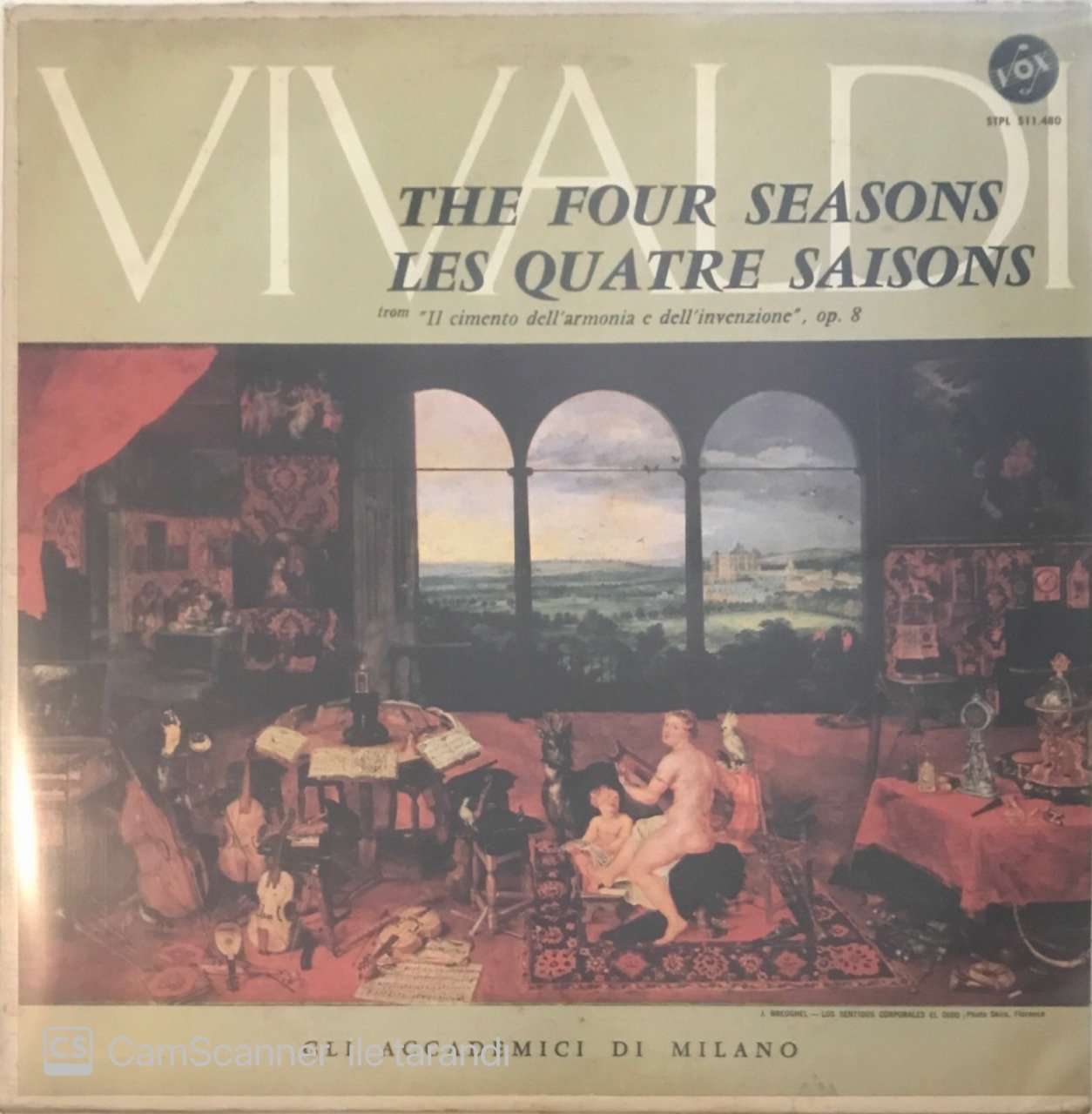 Vivaldi The Four Seasons Les Quatre Saisons Op.8 LP