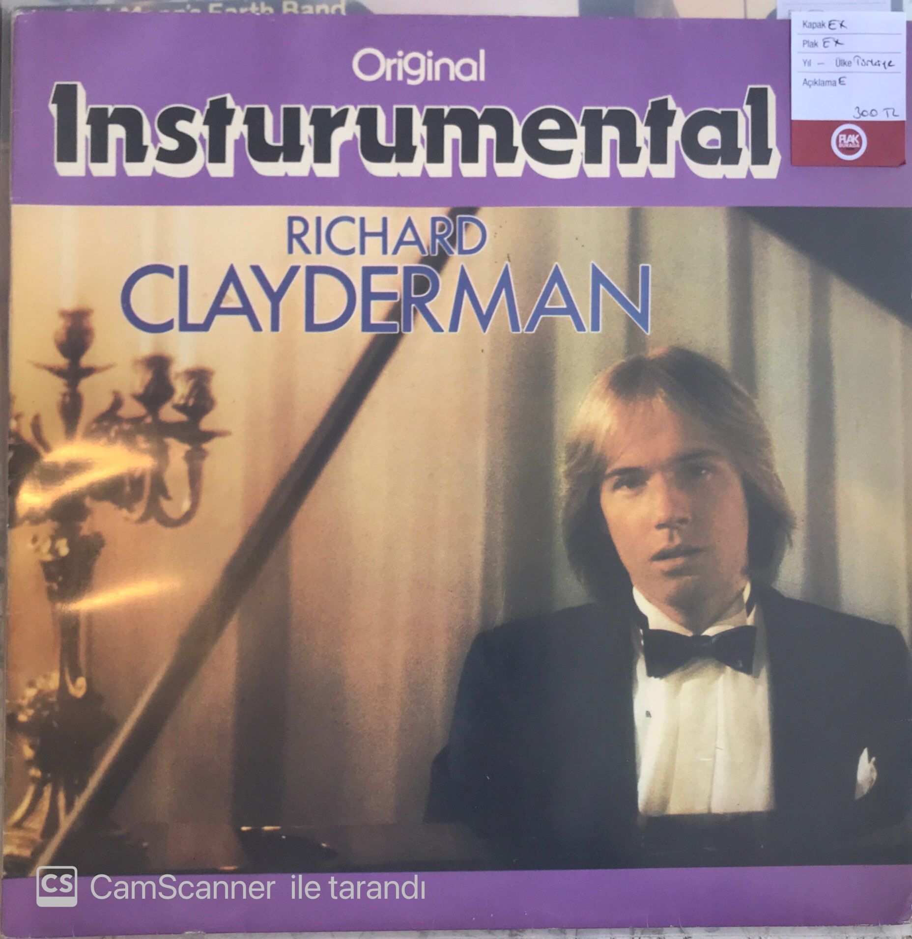 Richard Clayderman Original Insturumental LP