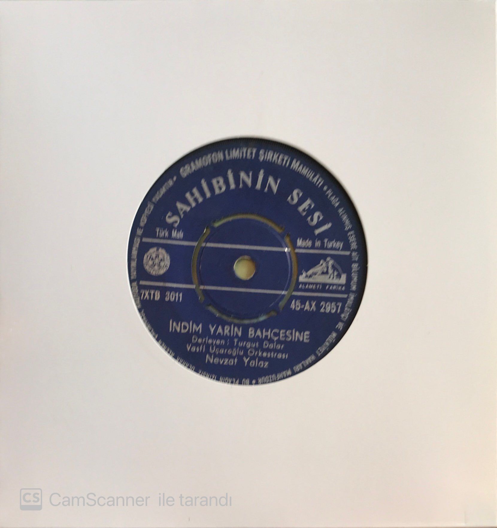 Nevzat Yalaz - İndim Yarin Bahçesine 45lik