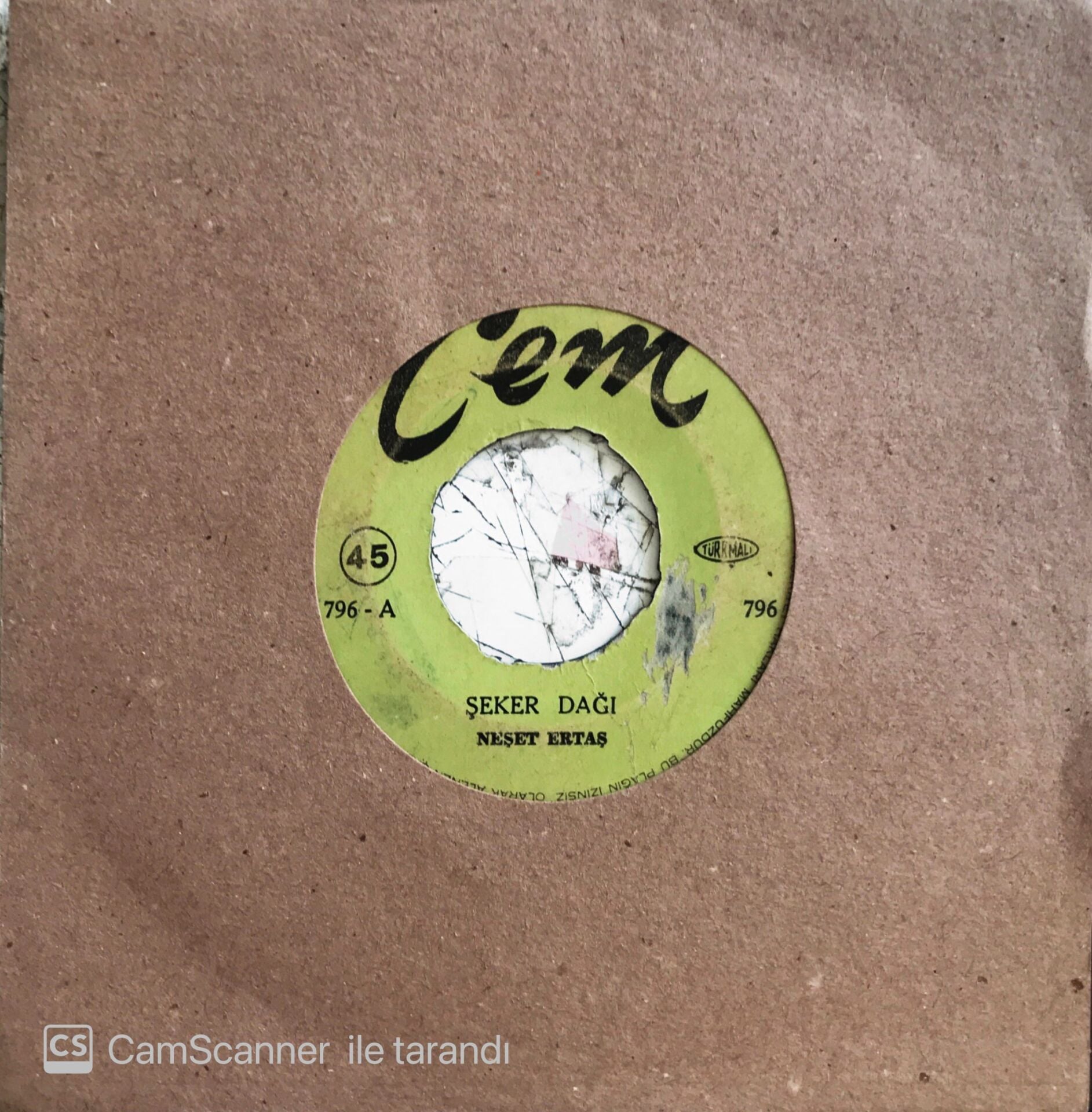 Neşet Ertaş - Şeker Dağı/Böyle Olurmu - 45'lik