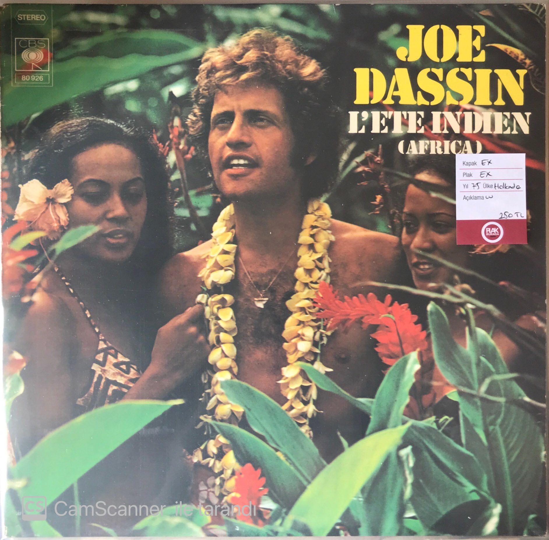 Joe Dassin - L'ete Indien (Africa) LP