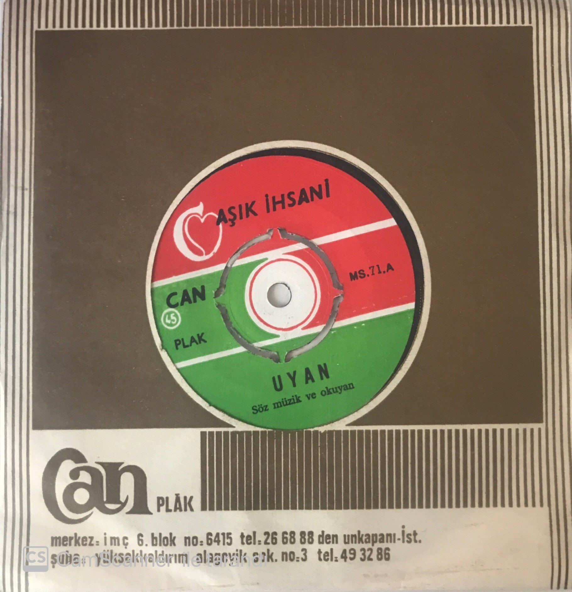 Aşık İhsanı Uyan 45lik