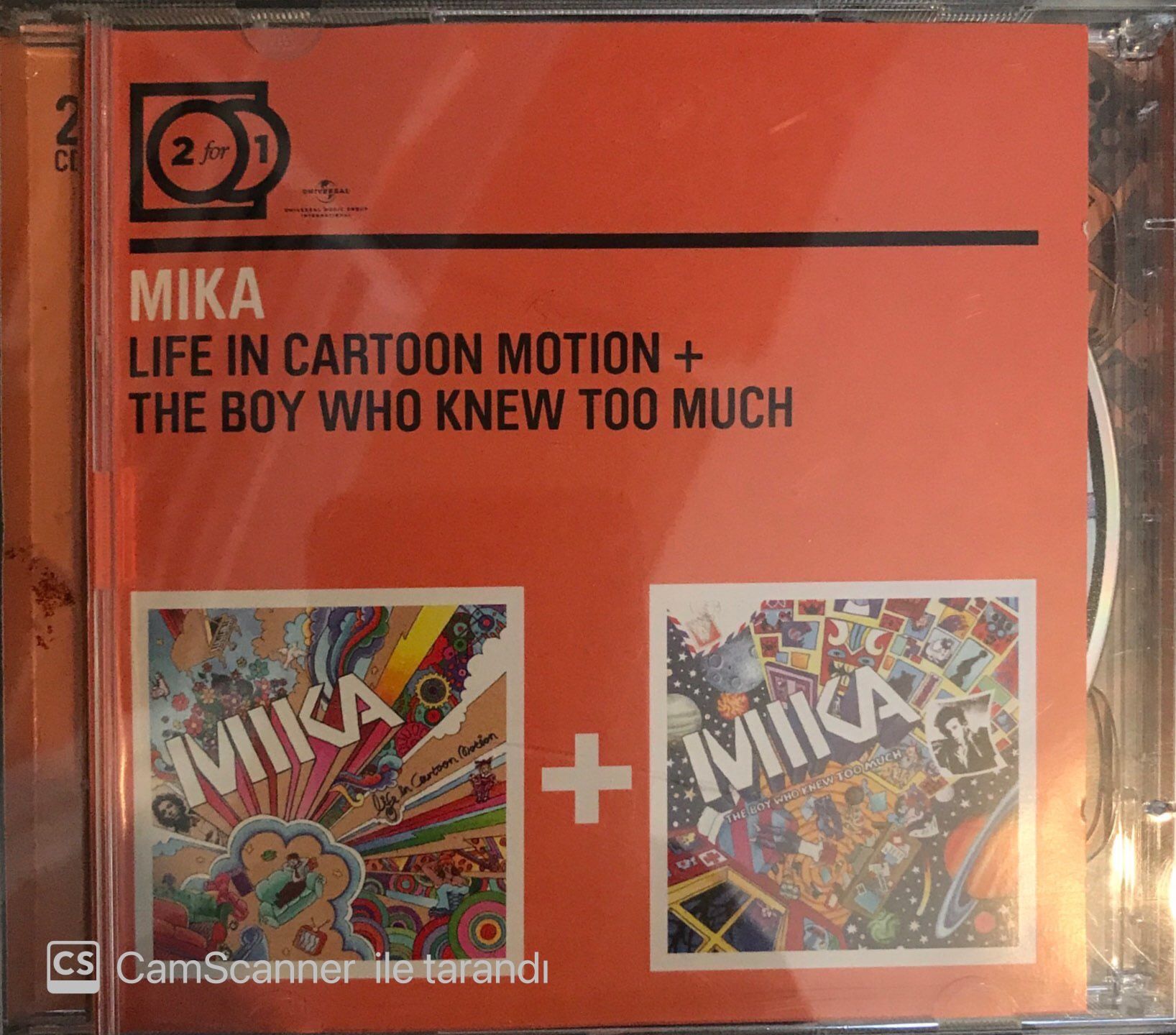 Mika - Life In Cartoon Motion + The Boy Who Knew Too Much  2 CD