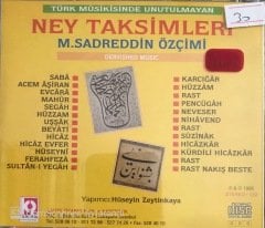 M. Sadreddin Özçimi Ney Taksimleri CD