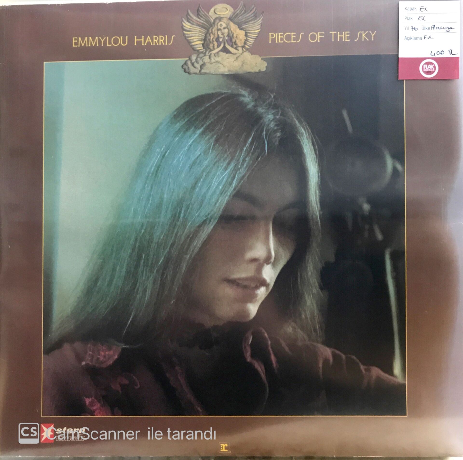 Emmylou Harris Pieces Of The Sky LP