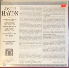 Joseph Haydn - Symphony No. 26 In D. Minor , LP