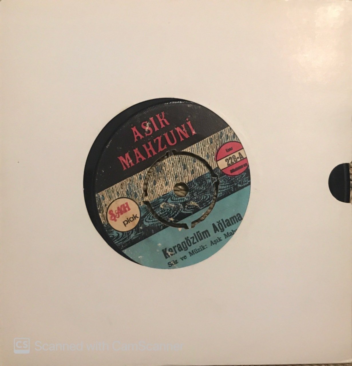 Aşık Mahzuni Şerif Karagözlüm Ağlama 45lik