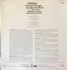 Rodrigo John Zaradin, Philomusica Of London, Guy Barbier ‎– Concierto De Aranjuez For Guitar And Orchestra LP