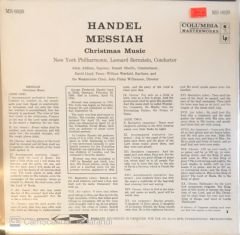 Handel : Messiah - Christmas Music LP