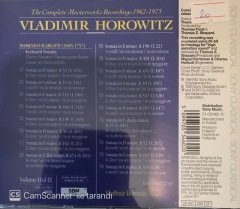 Vladımır Horowitz The Complete Masterworks Recording 1962-1973  CD
