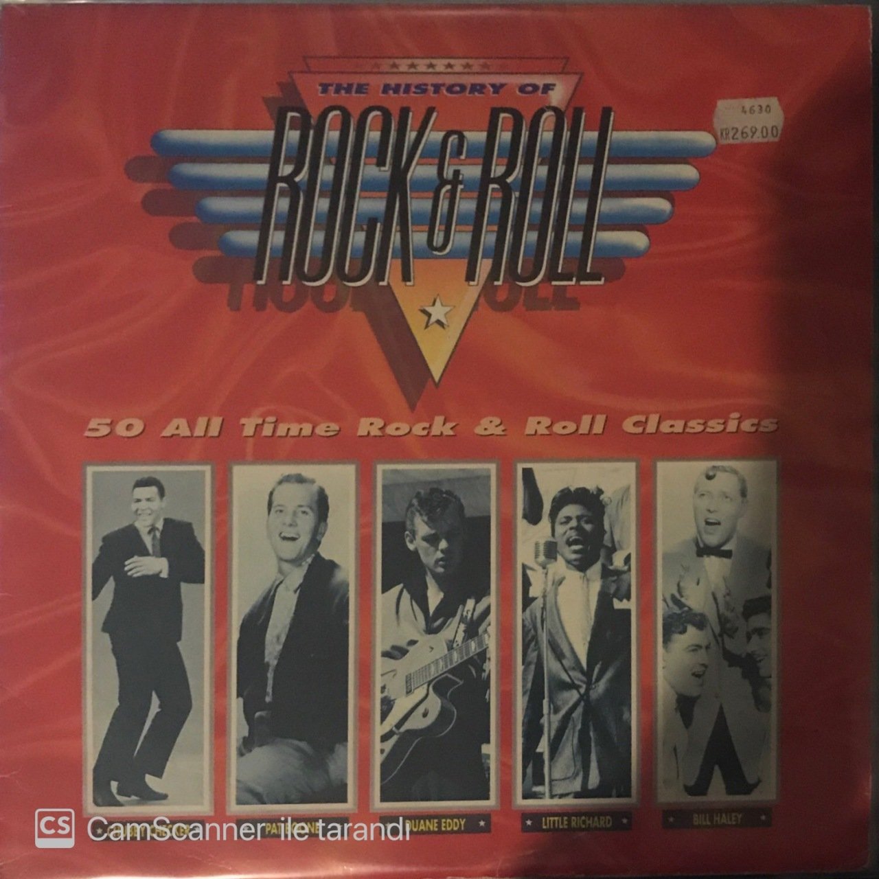 The History Of Rock & Roll 50 All Time Rock & Roll Classics 3lü LP