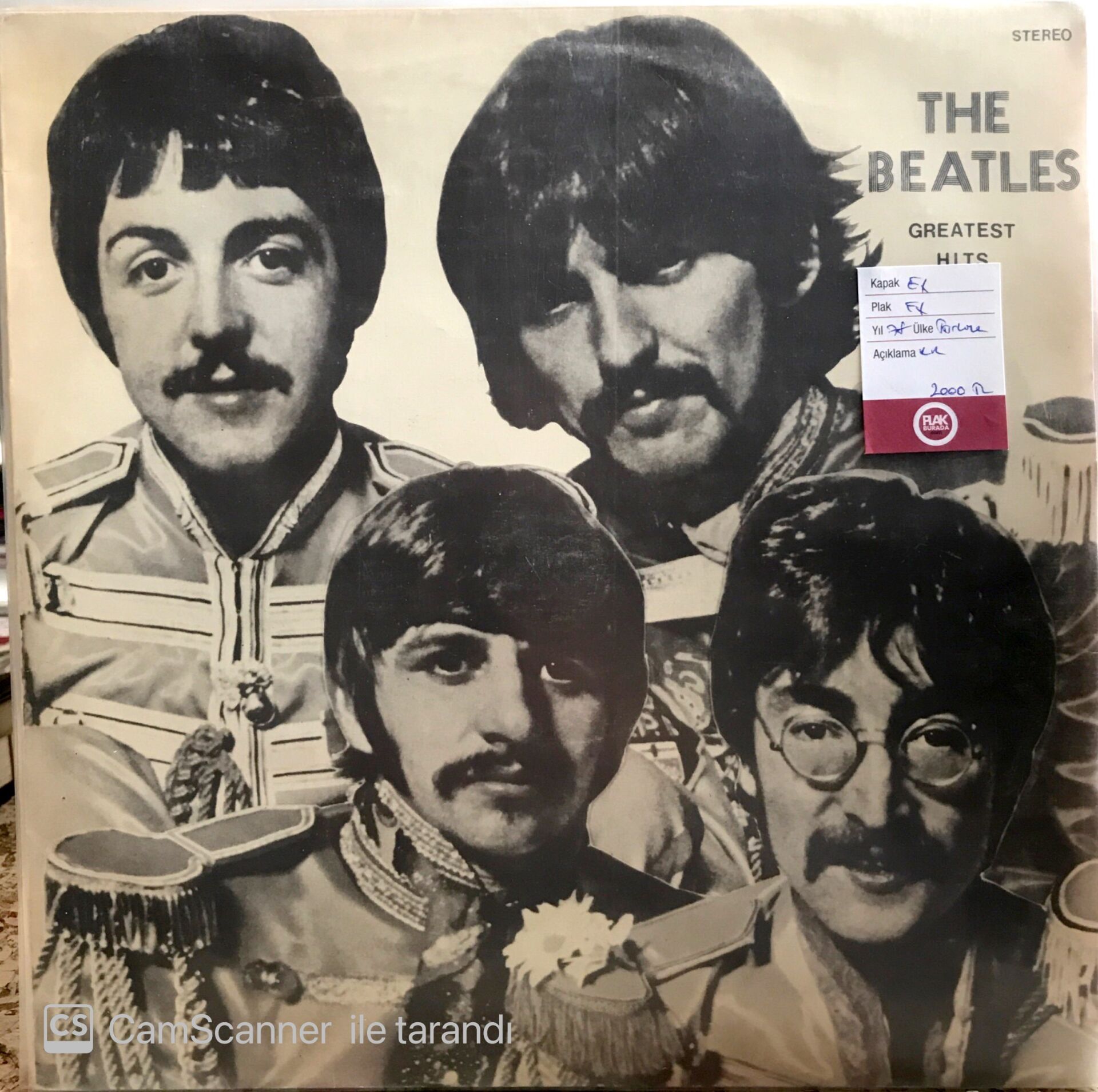 The Beatles Greatest Hits LP