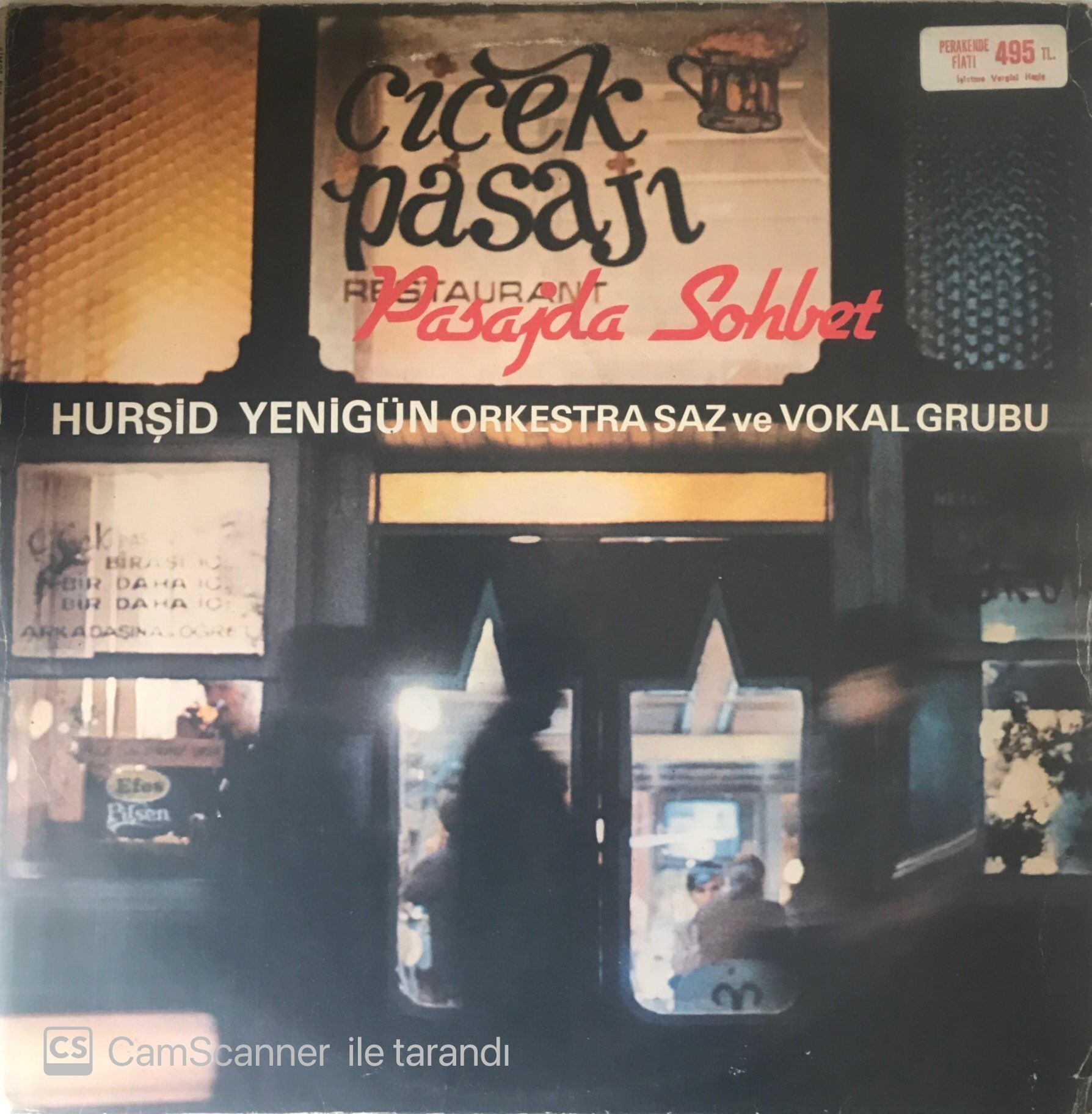 Hurşid Yenigün Orkestra Saz ve Vokal Grubu Çiçek Pasajda Sohbet LP