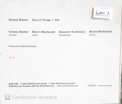 Tomasz Stanko Quartet - Soul Of Things - CD