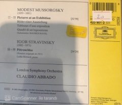 Modest Mussorgsky&Igor Stravinsky Pictures an Exhibition Petrouchka CD