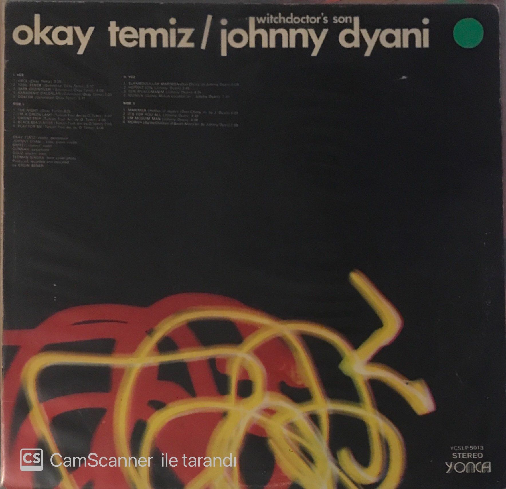 Okay Temiz & Johnny Dyani / Witchdoctor's Son LP