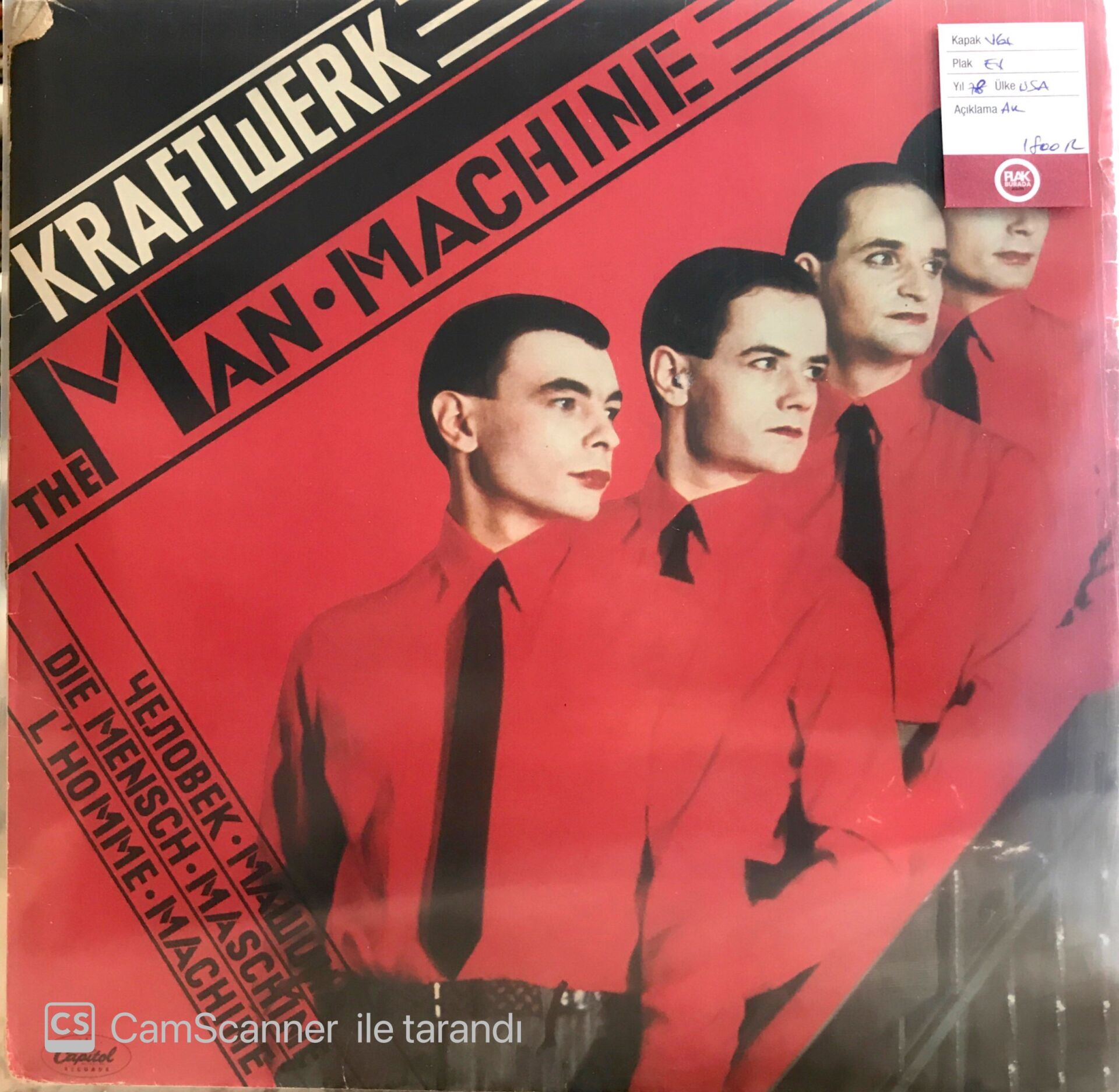 Kraftwerk – The Man Machine LP