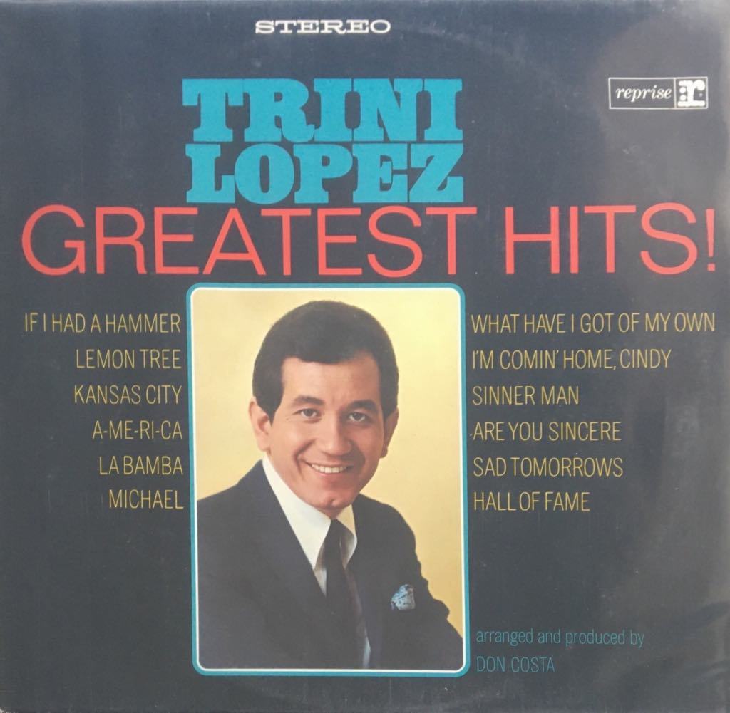 Trini Lopez Greatest Hits LP