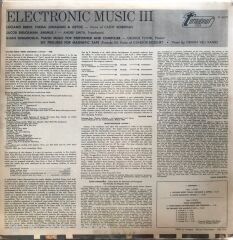 İlhan Mimaroğlu - Electronic Music III LP