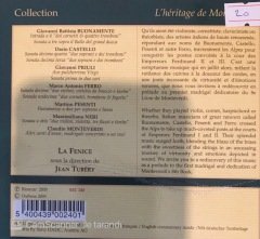 Jean Tubery La Fenice CD