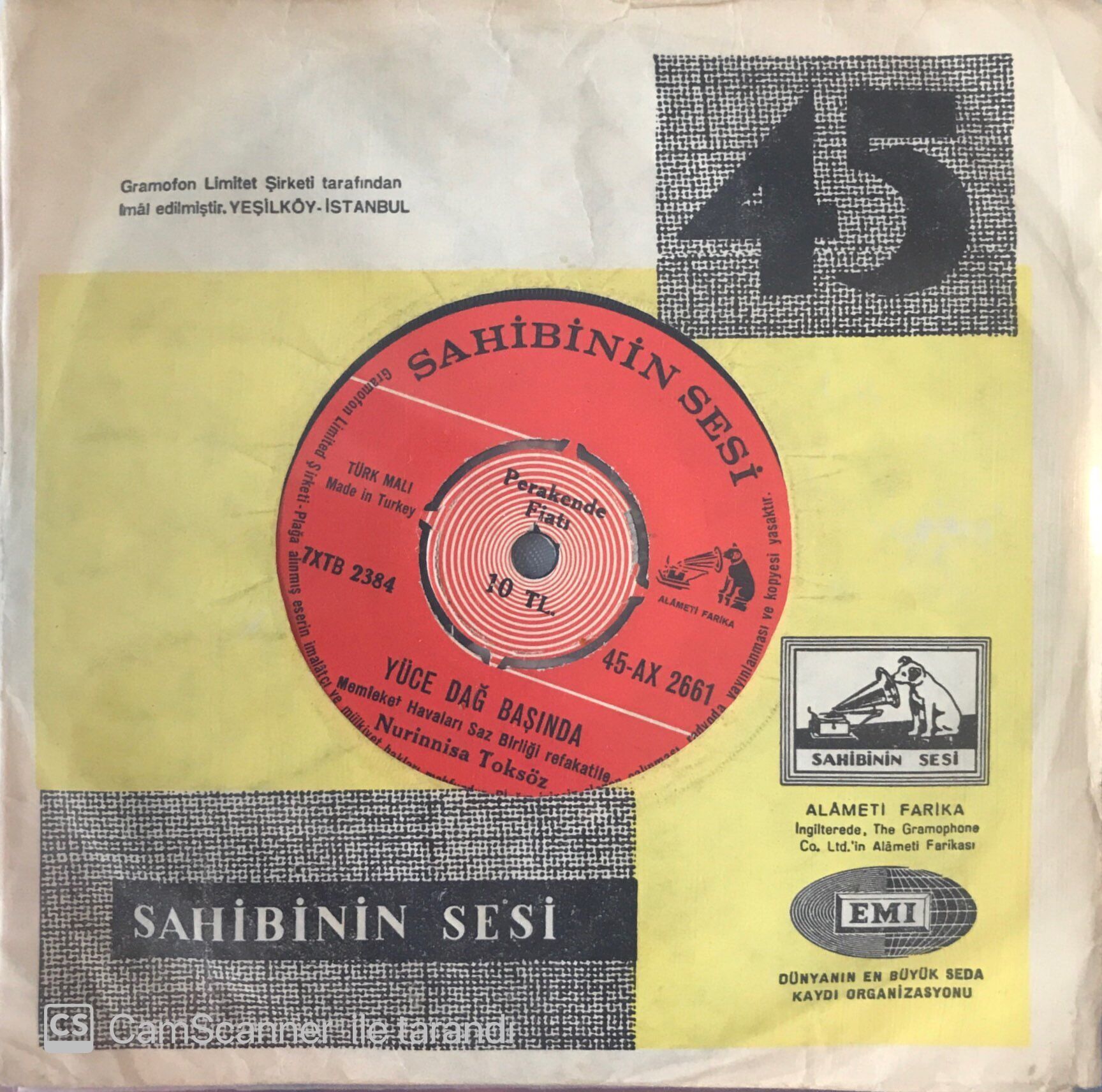 Nurinnisa Toksöz - Yüce Dağ Başında 45lik