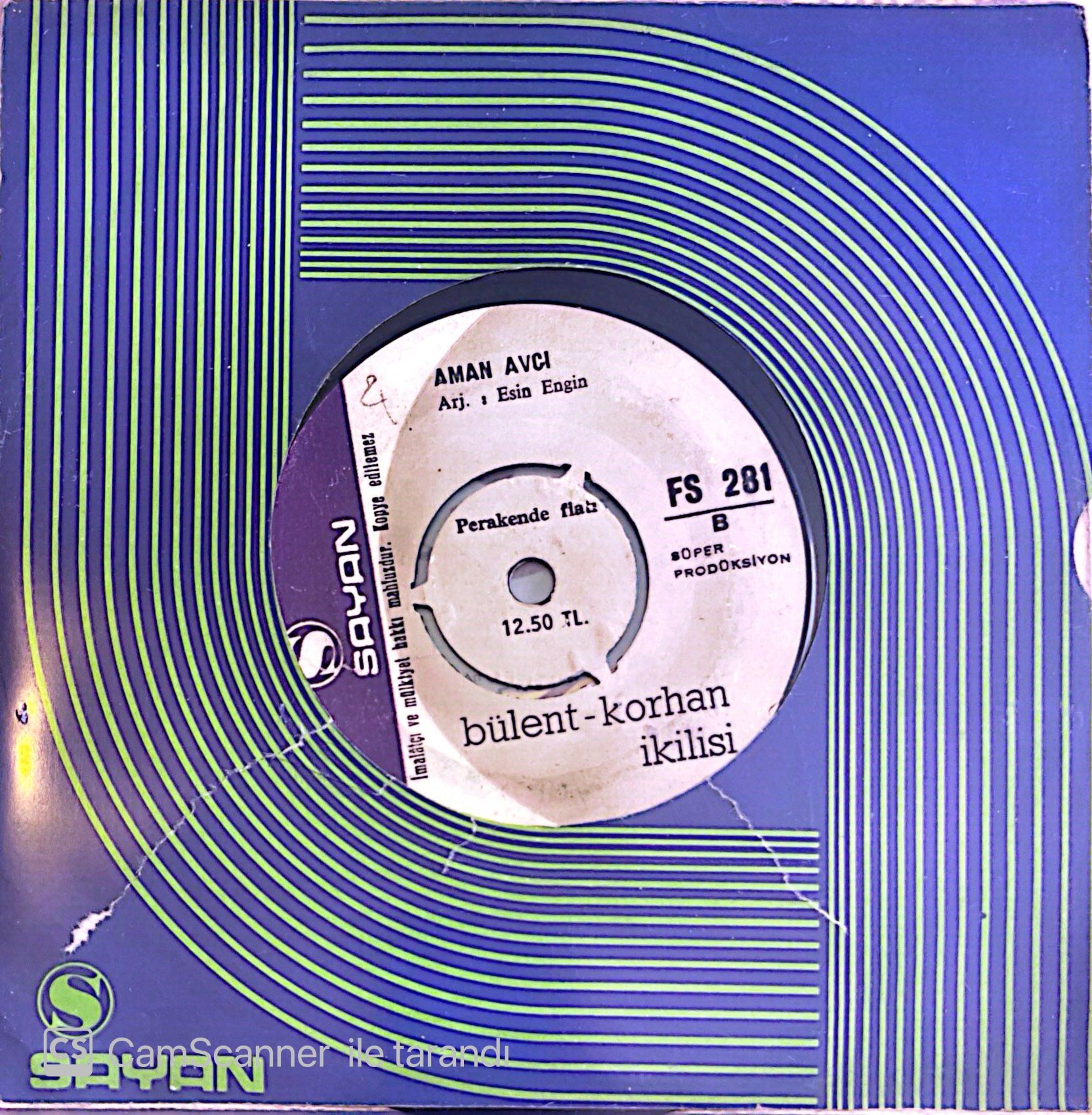 Bülent - Korhan İkilisi - Bugün Ayın Üçüdür 45lik