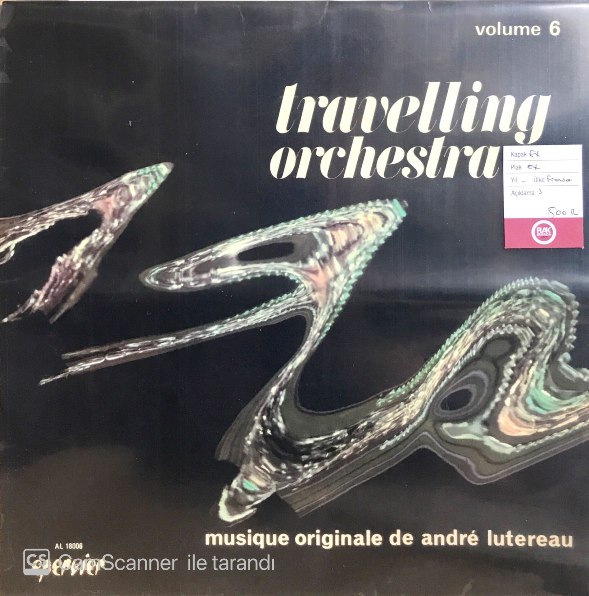 Travelling Orchestra Volume 6 / Musique Originale De André Lutereau LP