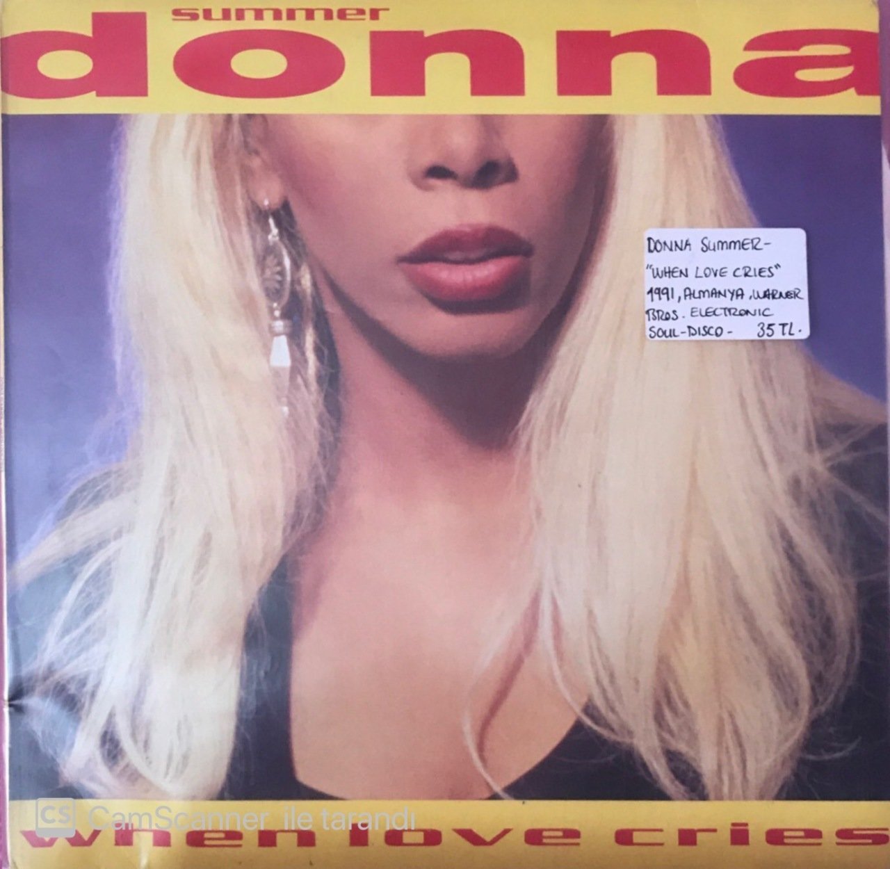 Donna Summer When Love Cries MAXİ