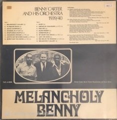 Benny Carter And His Orchestra Melancholy Benny LP