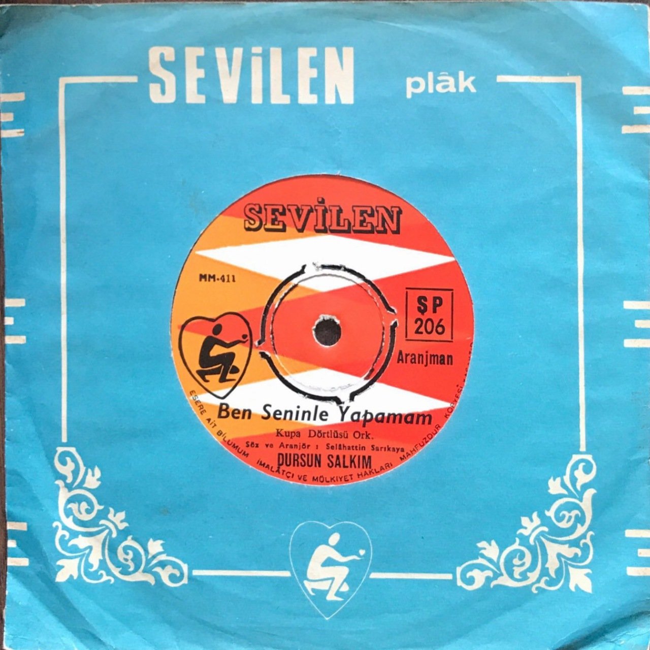 Dursun Salkım Ben Seninle Yapamam 45lik