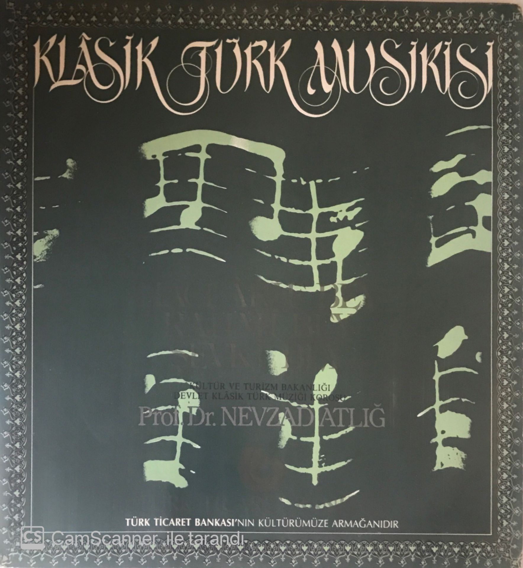 Prof. Dr. Nevzad Atlığ Klasik Türk Musikisi Hacı Arif BeyLP